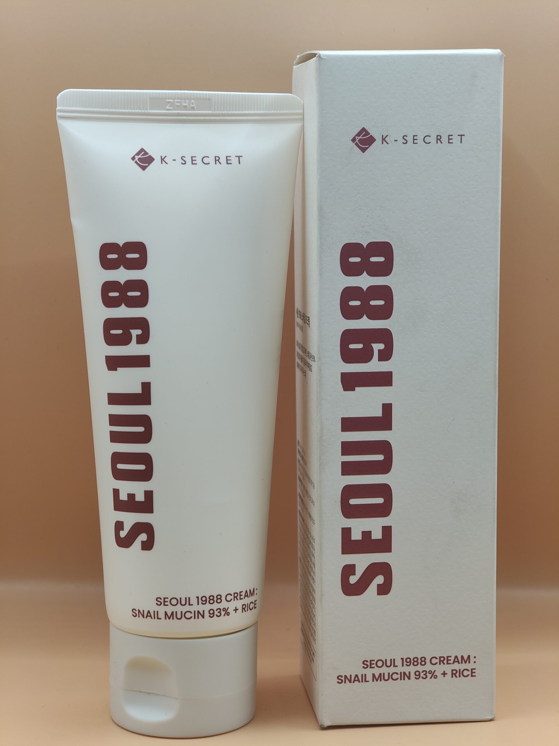 Seoul 1988 Cream SNAIL MUCIN 93% + RICE