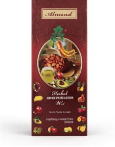 Almond herbal whitening lotion