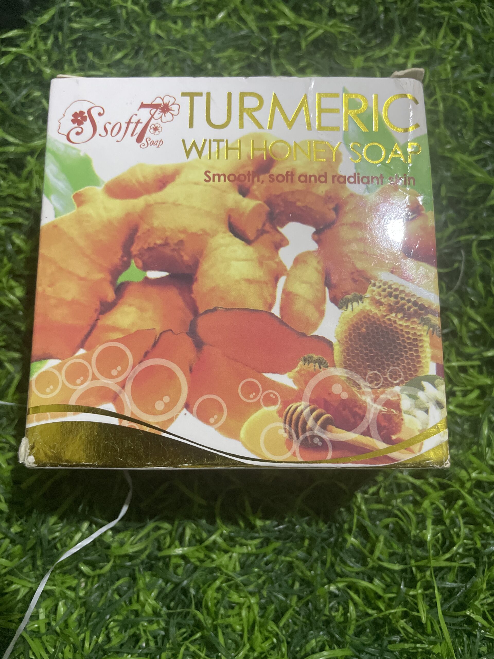 Turmeric with honey soap